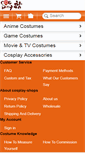 Mobile Screenshot of cosplay-shops.com